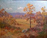Fall Canvas Paintings - West Texas - Fall